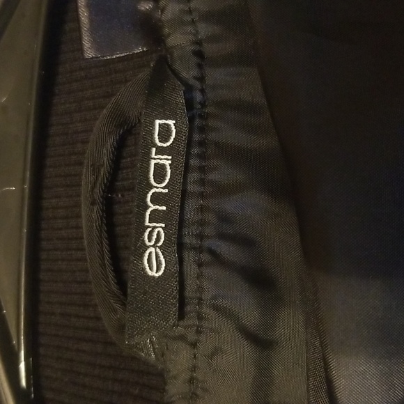 Black jacket with gold zippers - Picture 2 of 4